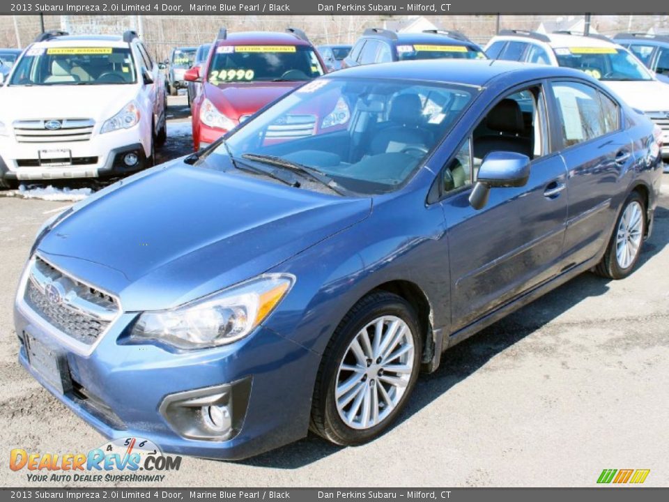 2013 Subaru Impreza 2.0i Limited 4 Door Marine Blue Pearl / Black Photo #3