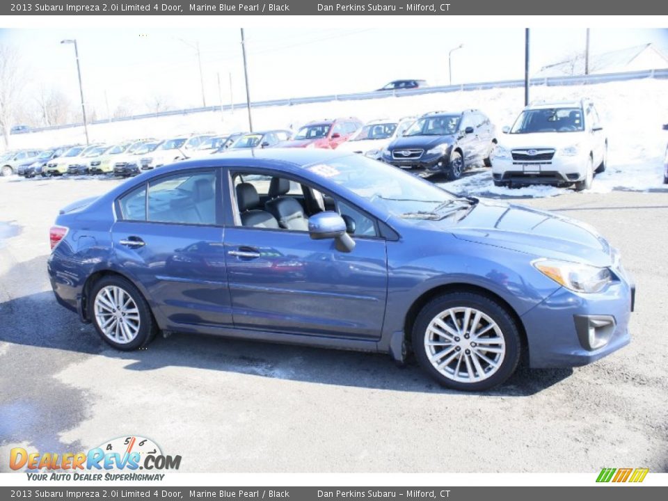 2013 Subaru Impreza 2.0i Limited 4 Door Marine Blue Pearl / Black Photo #4