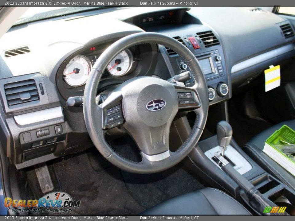 2013 Subaru Impreza 2.0i Limited 4 Door Marine Blue Pearl / Black Photo #5