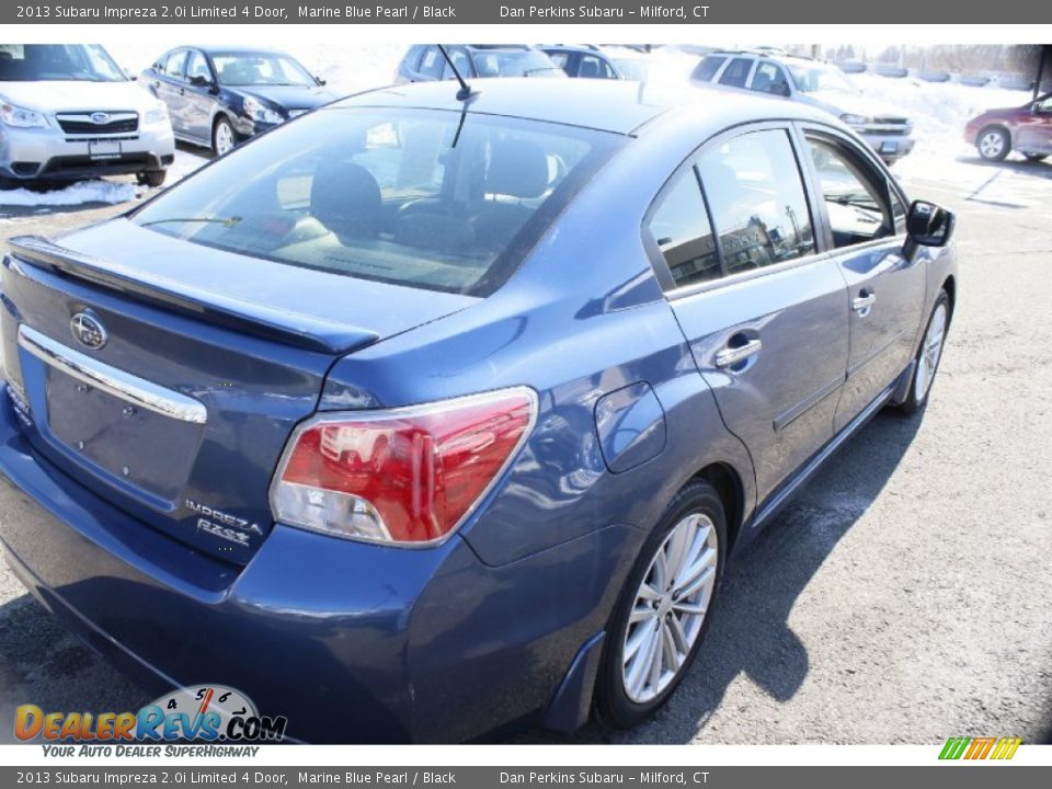2013 Subaru Impreza 2.0i Limited 4 Door Marine Blue Pearl / Black Photo #6
