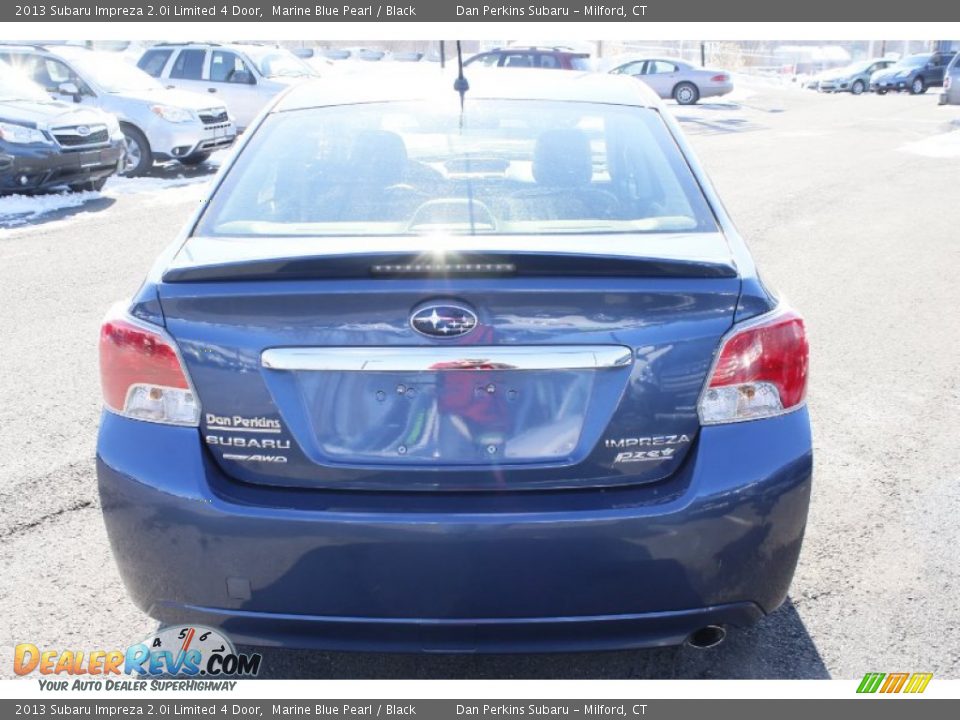 2013 Subaru Impreza 2.0i Limited 4 Door Marine Blue Pearl / Black Photo #7