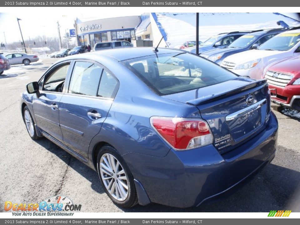 2013 Subaru Impreza 2.0i Limited 4 Door Marine Blue Pearl / Black Photo #8