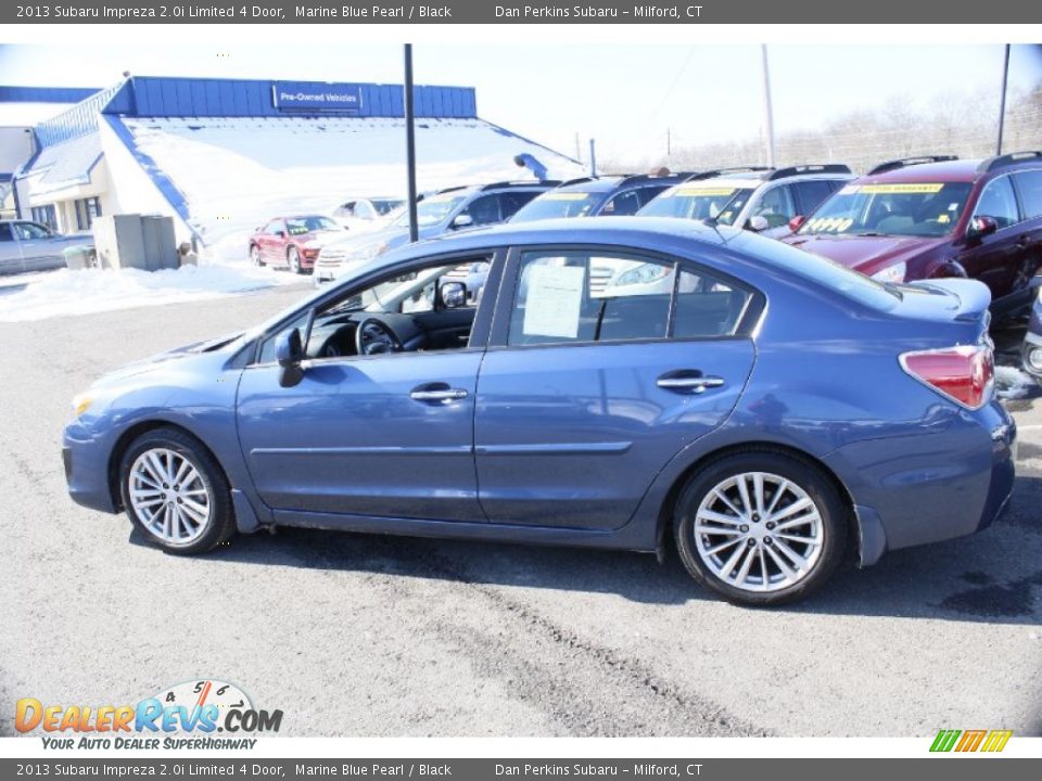 2013 Subaru Impreza 2.0i Limited 4 Door Marine Blue Pearl / Black Photo #10