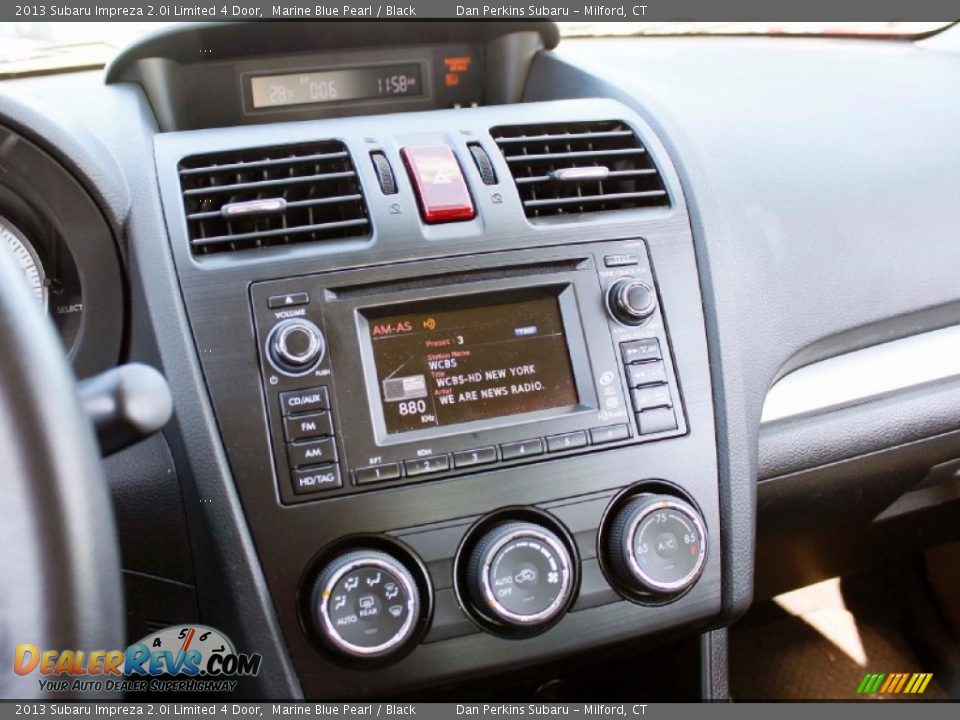 Controls of 2013 Subaru Impreza 2.0i Limited 4 Door Photo #14