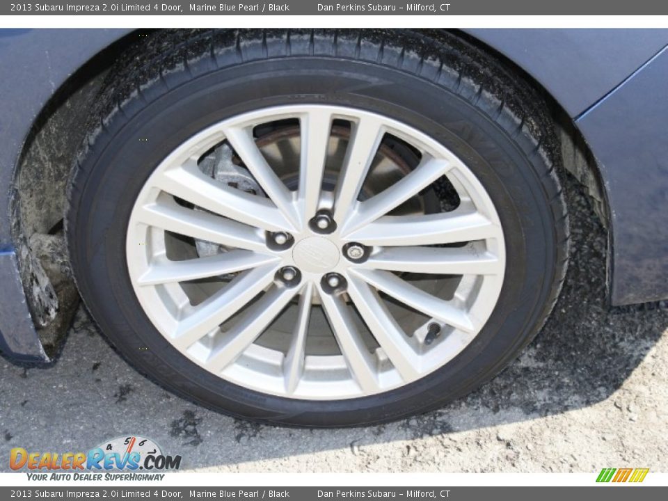 2013 Subaru Impreza 2.0i Limited 4 Door Marine Blue Pearl / Black Photo #21