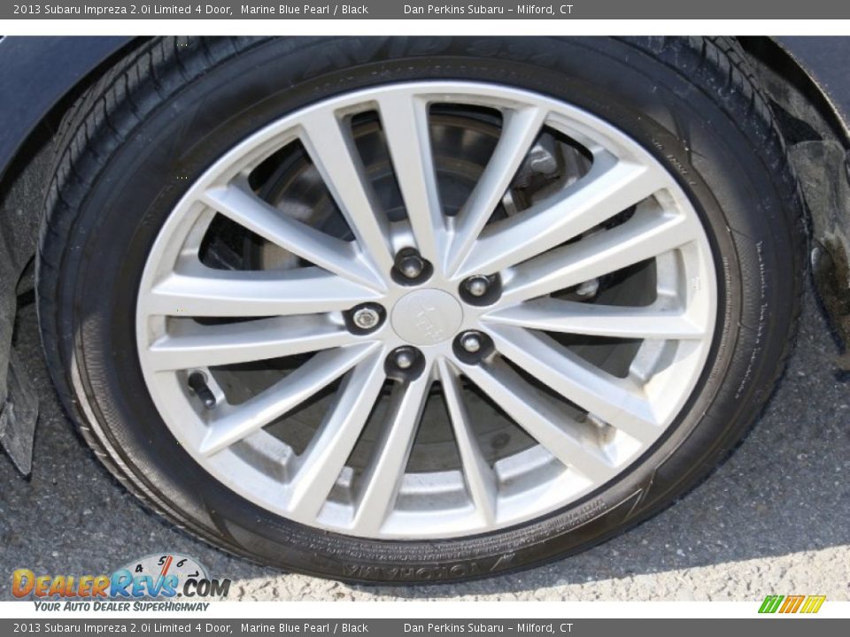 2013 Subaru Impreza 2.0i Limited 4 Door Marine Blue Pearl / Black Photo #22