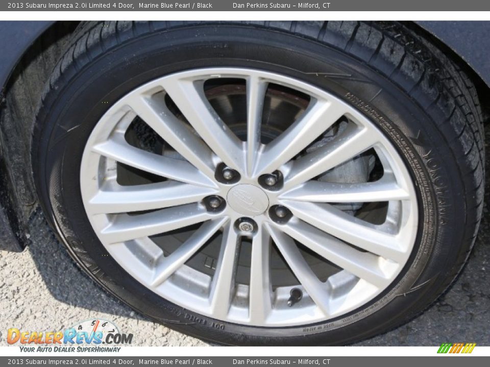 2013 Subaru Impreza 2.0i Limited 4 Door Marine Blue Pearl / Black Photo #23