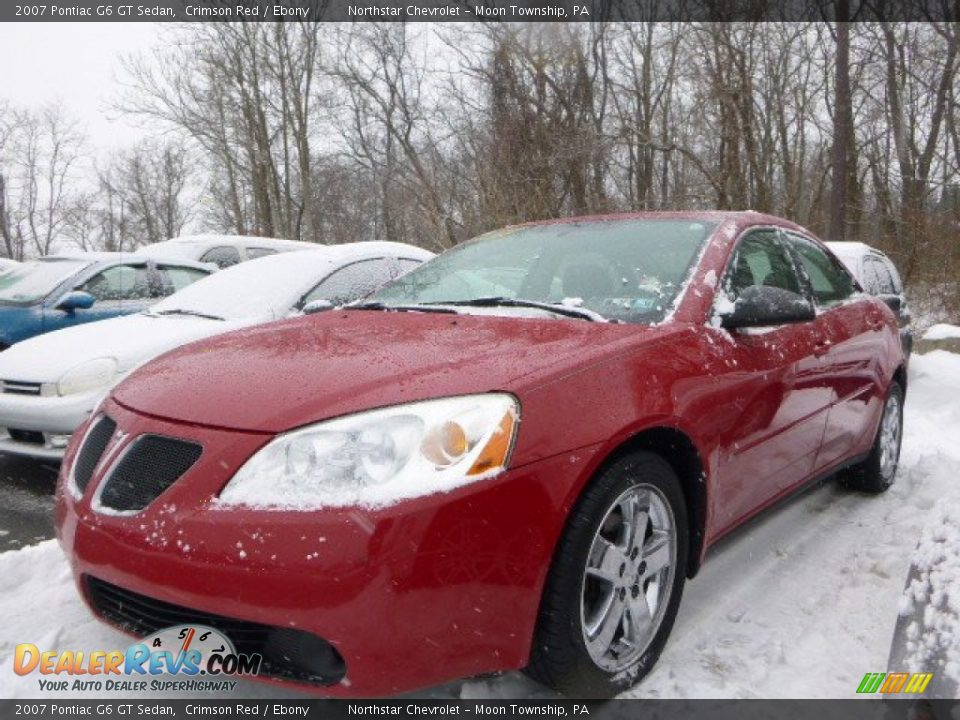 2007 Pontiac G6 GT Sedan Crimson Red / Ebony Photo #1