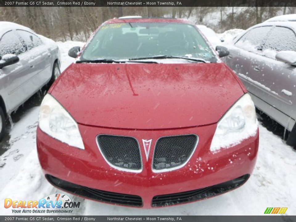 2007 Pontiac G6 GT Sedan Crimson Red / Ebony Photo #5