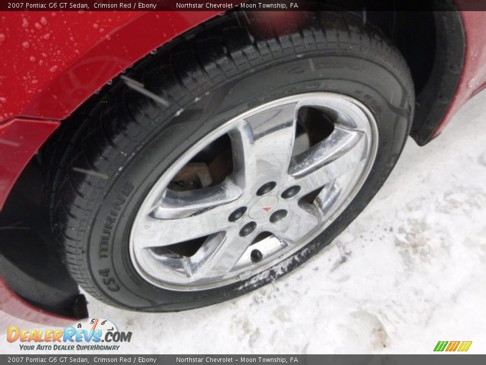 2007 Pontiac G6 GT Sedan Crimson Red / Ebony Photo #6