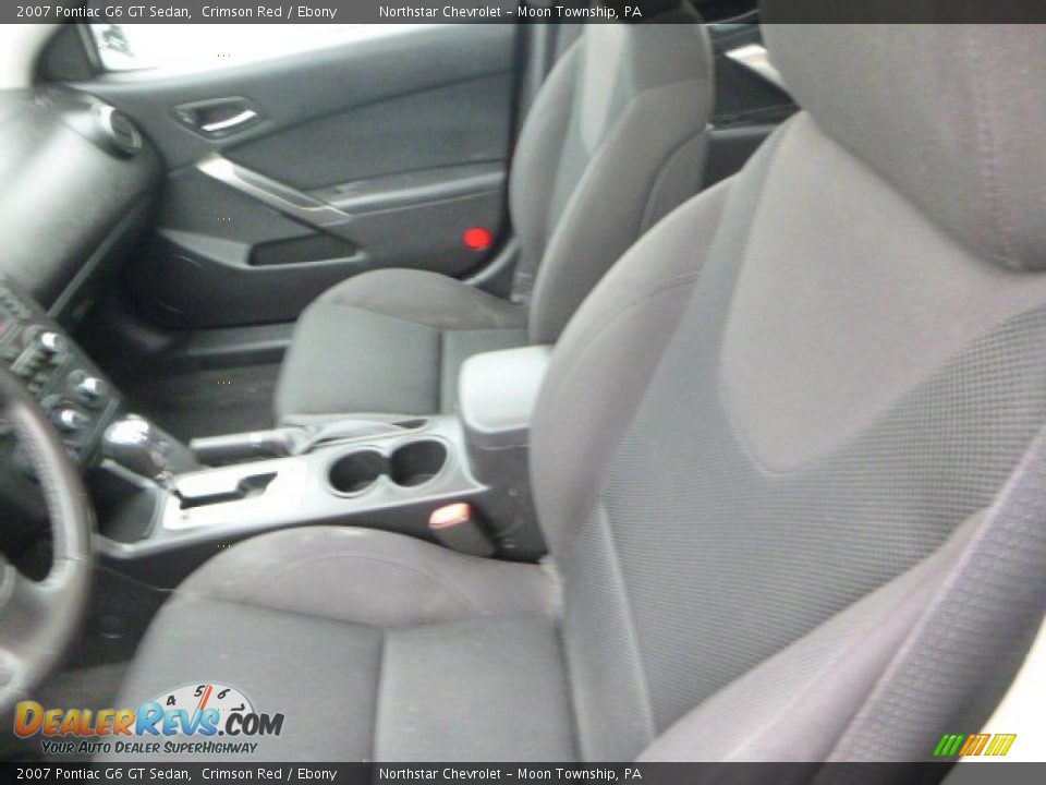 2007 Pontiac G6 GT Sedan Crimson Red / Ebony Photo #7