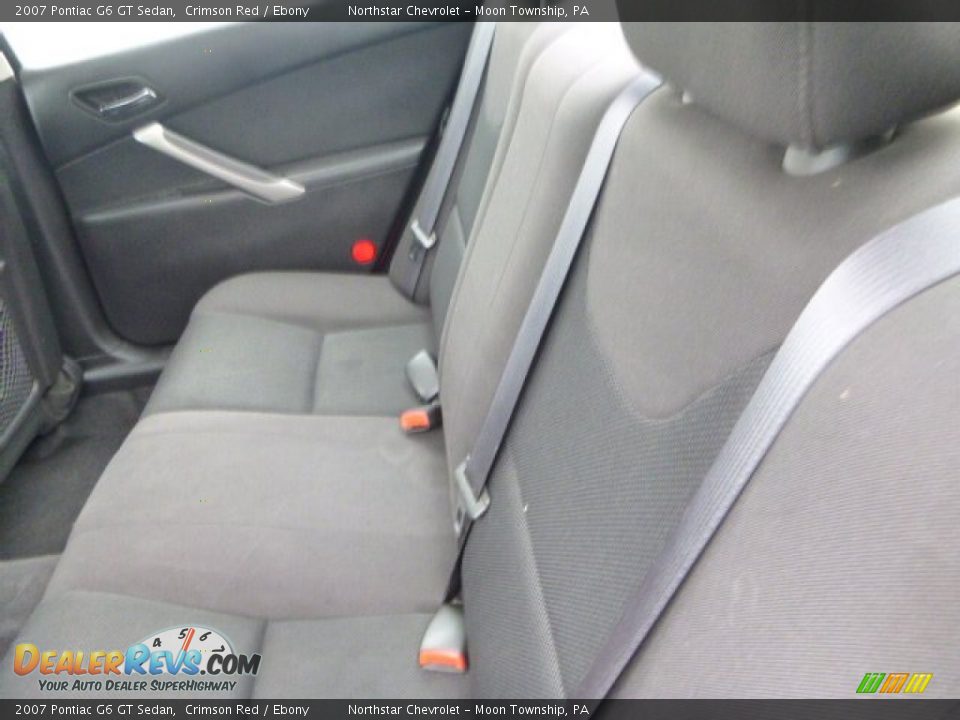 2007 Pontiac G6 GT Sedan Crimson Red / Ebony Photo #8