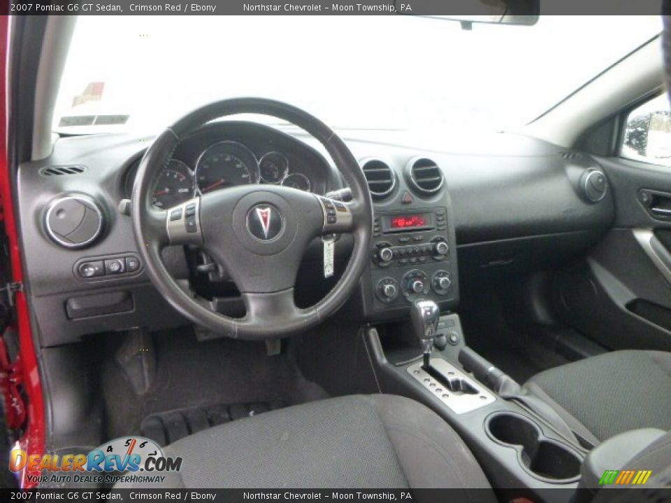 2007 Pontiac G6 GT Sedan Crimson Red / Ebony Photo #9