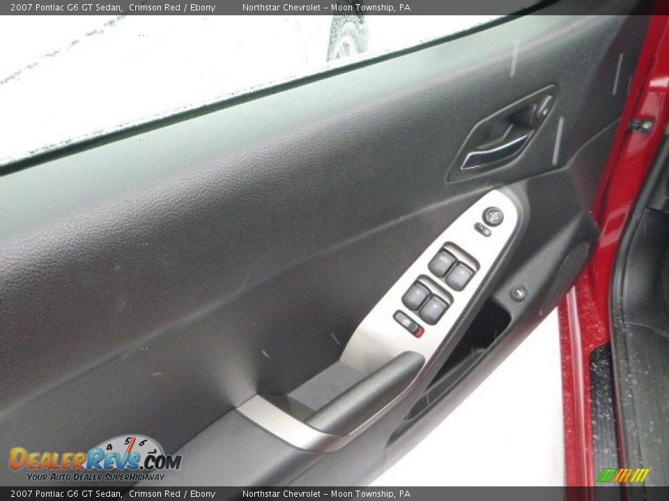 2007 Pontiac G6 GT Sedan Crimson Red / Ebony Photo #10