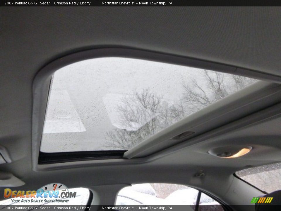 2007 Pontiac G6 GT Sedan Crimson Red / Ebony Photo #11
