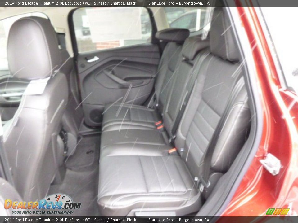 2014 Ford Escape Titanium 2.0L EcoBoost 4WD Sunset / Charcoal Black Photo #11