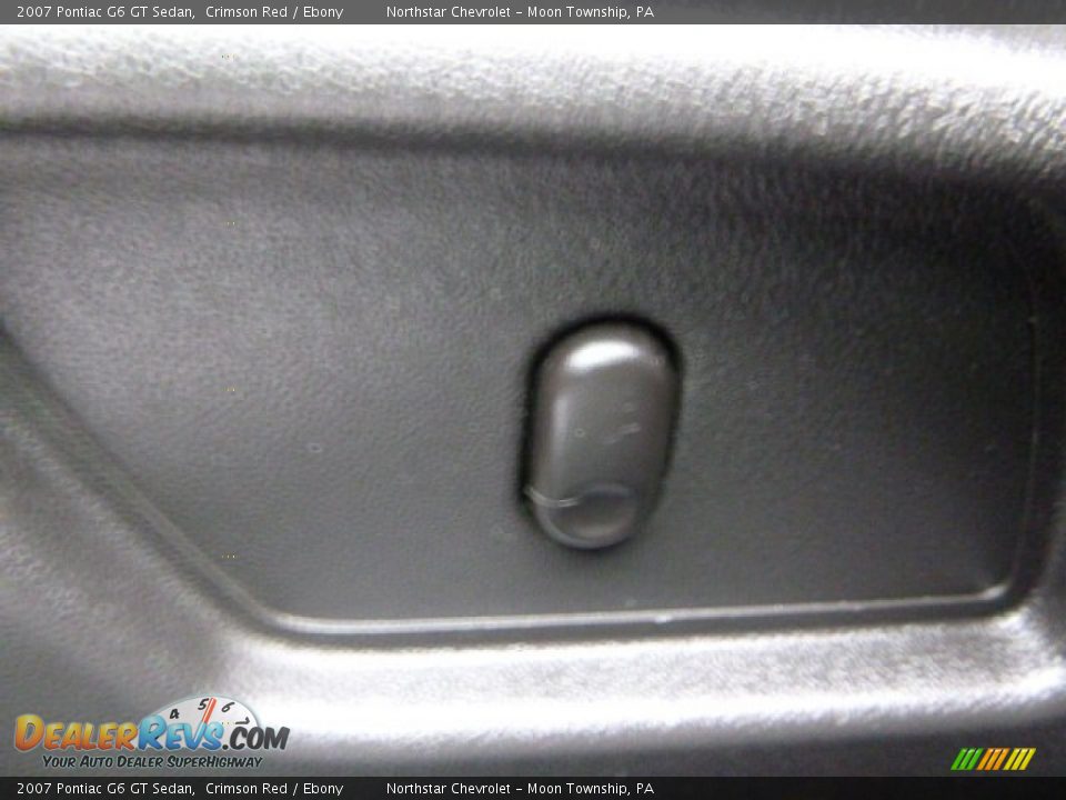 2007 Pontiac G6 GT Sedan Crimson Red / Ebony Photo #14