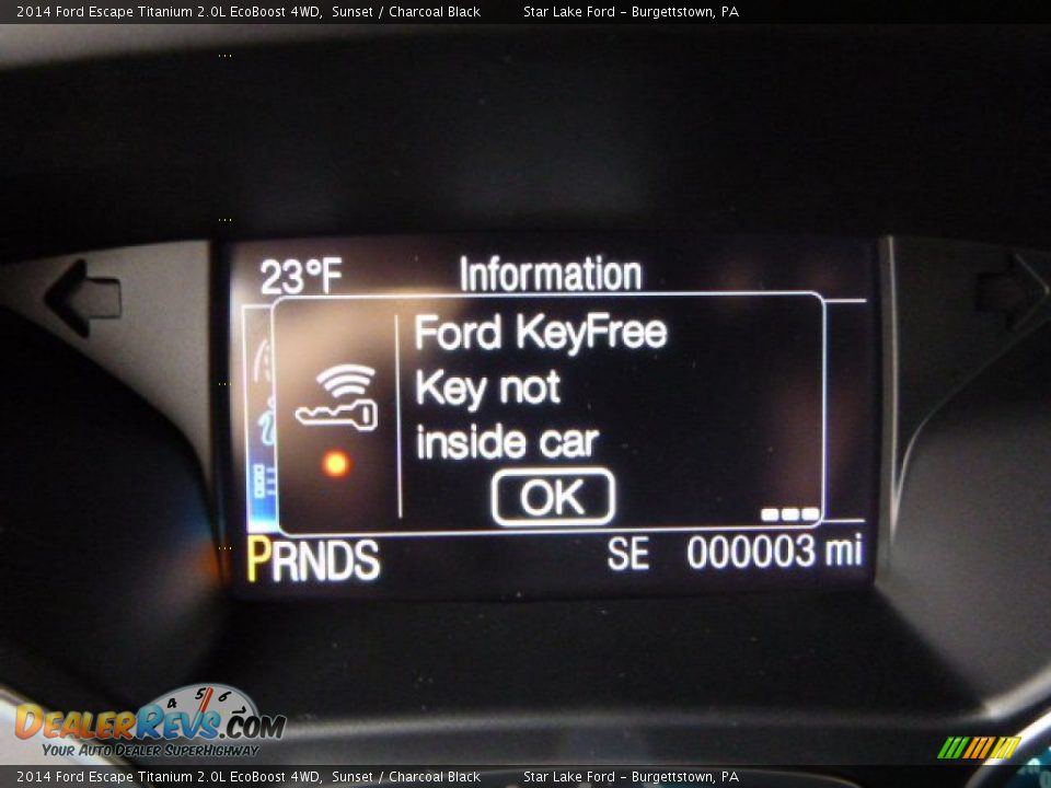 2014 Ford Escape Titanium 2.0L EcoBoost 4WD Sunset / Charcoal Black Photo #19