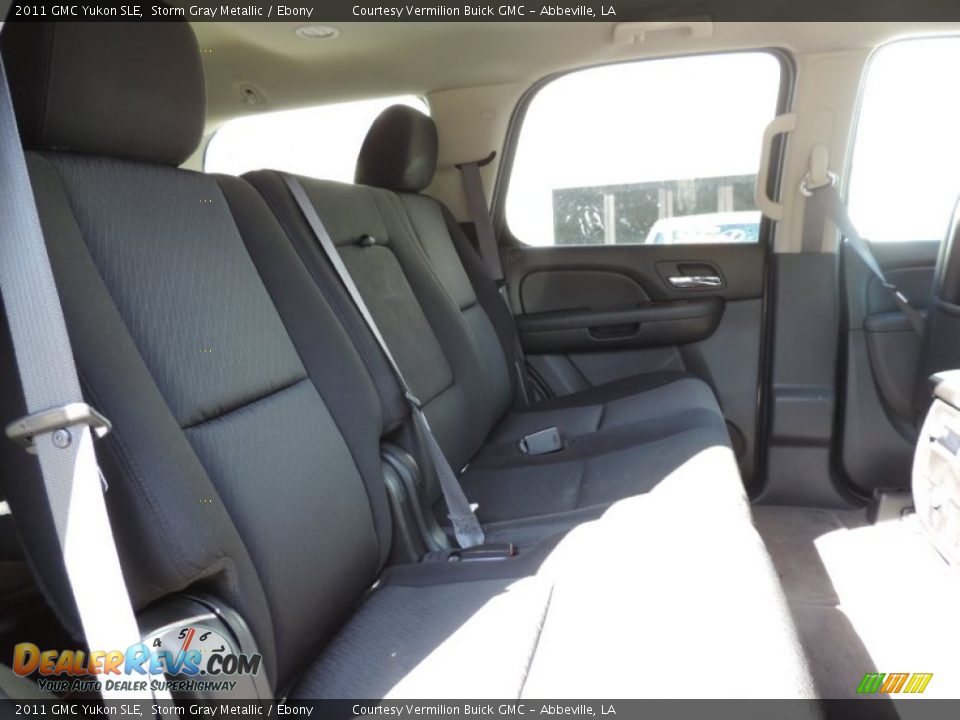 2011 GMC Yukon SLE Storm Gray Metallic / Ebony Photo #7