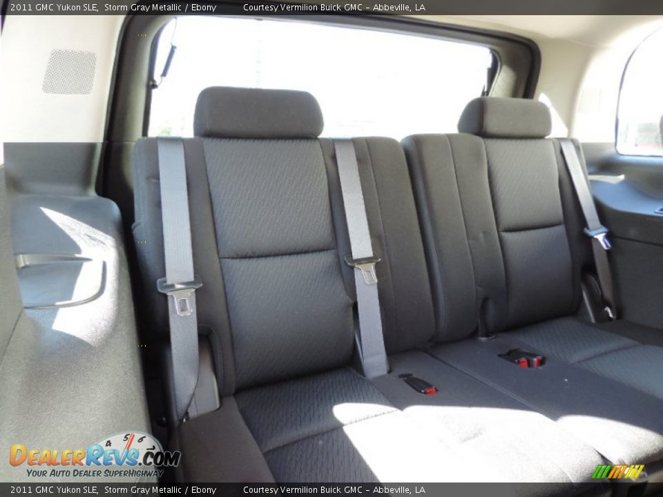 2011 GMC Yukon SLE Storm Gray Metallic / Ebony Photo #8