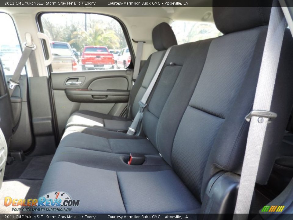 2011 GMC Yukon SLE Storm Gray Metallic / Ebony Photo #10