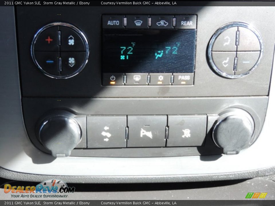 2011 GMC Yukon SLE Storm Gray Metallic / Ebony Photo #19