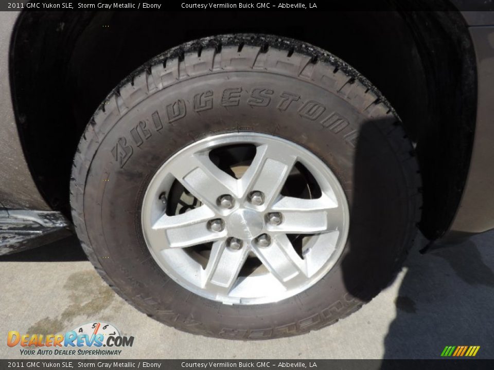 2011 GMC Yukon SLE Storm Gray Metallic / Ebony Photo #20