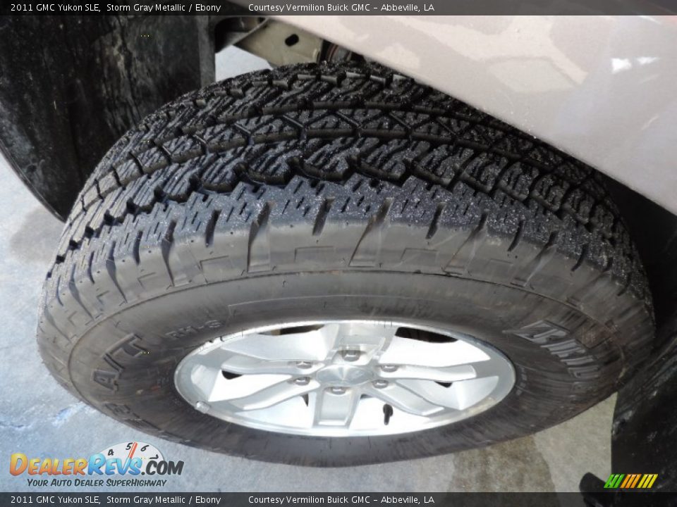 2011 GMC Yukon SLE Storm Gray Metallic / Ebony Photo #21