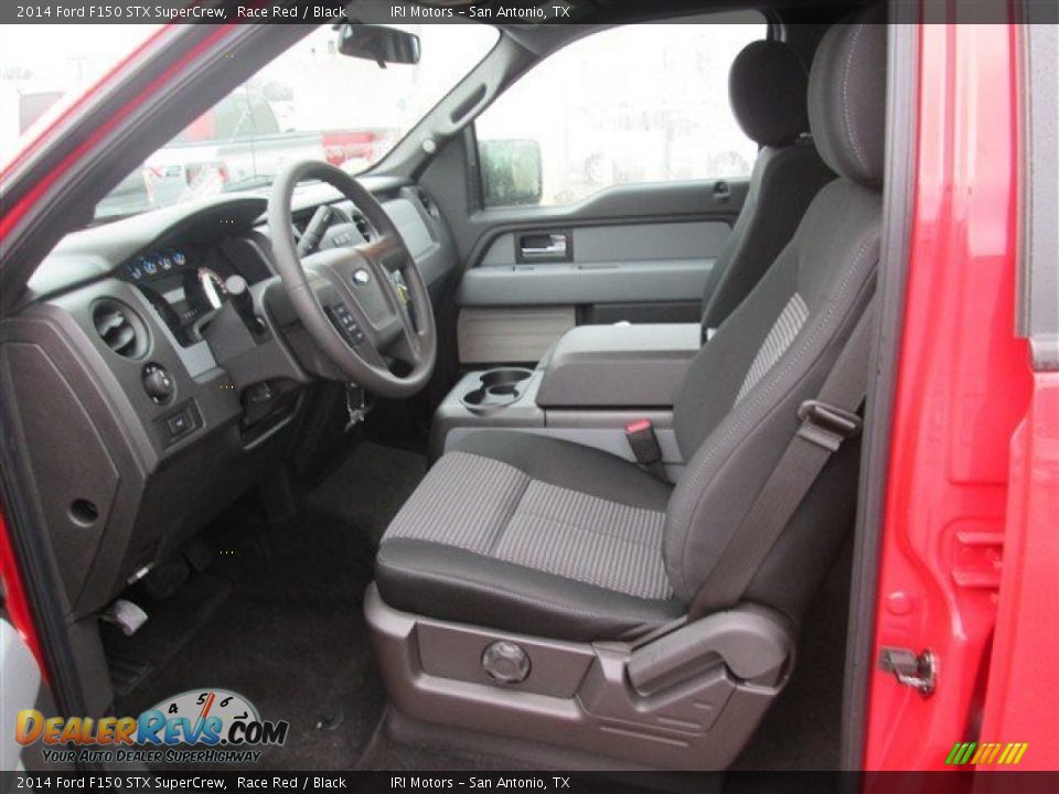 Front Seat of 2014 Ford F150 STX SuperCrew Photo #9