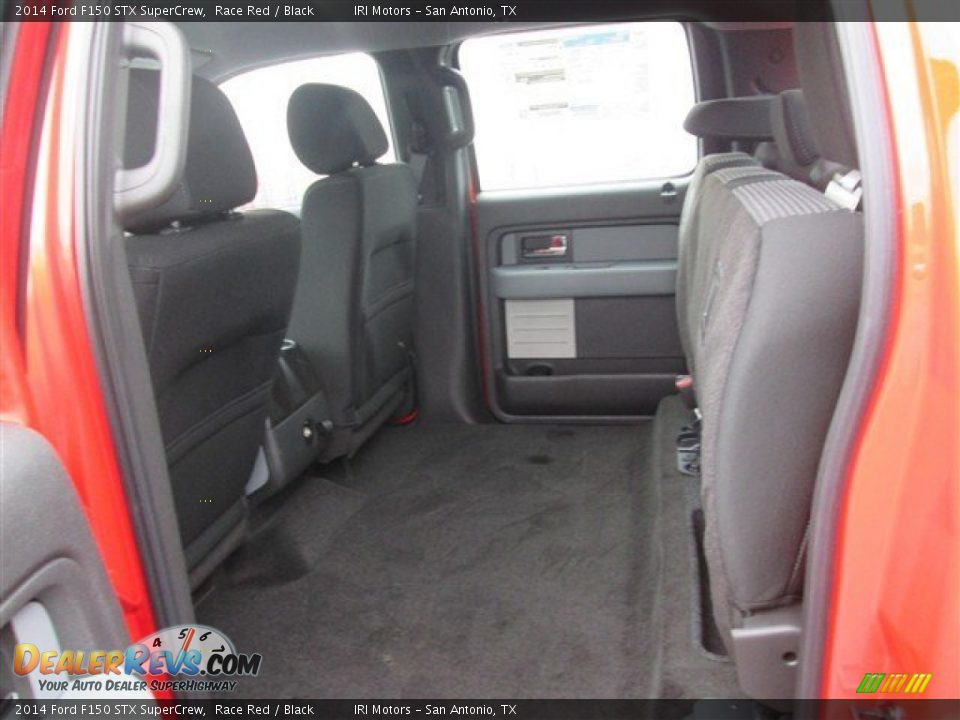 Rear Seat of 2014 Ford F150 STX SuperCrew Photo #11
