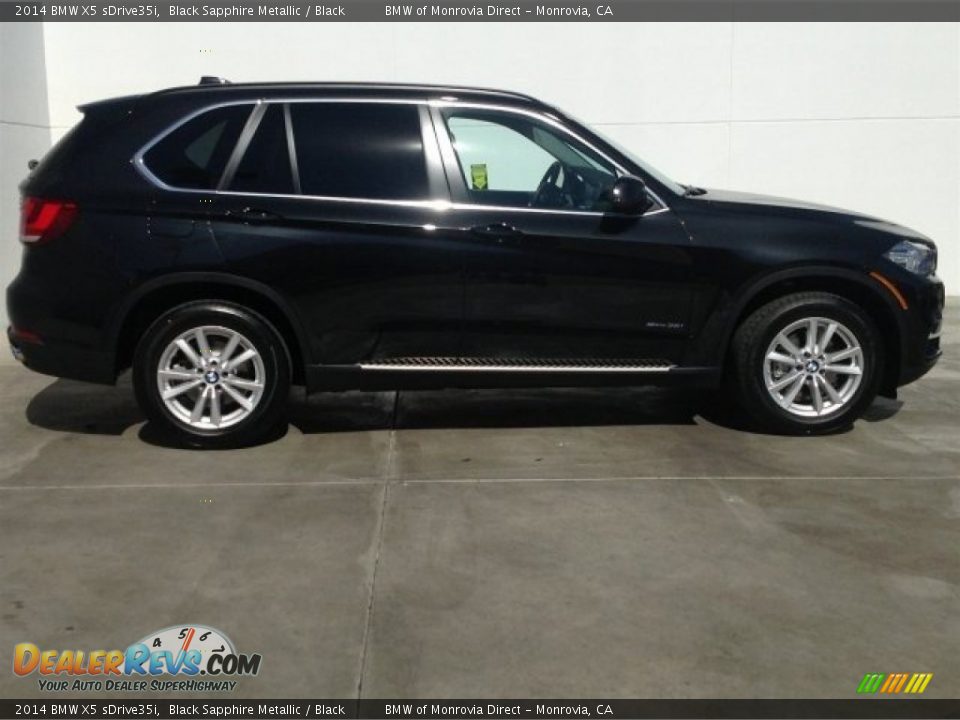 2014 BMW X5 sDrive35i Black Sapphire Metallic / Black Photo #2