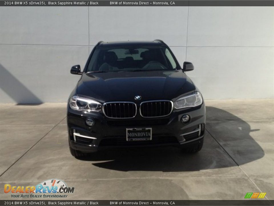 2014 BMW X5 sDrive35i Black Sapphire Metallic / Black Photo #3
