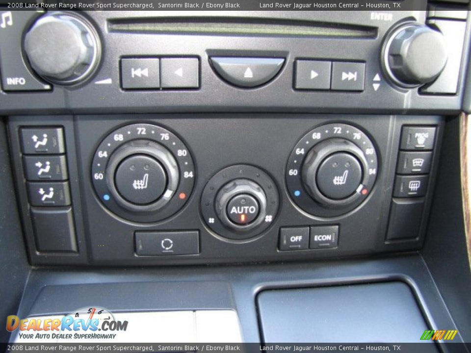 2008 Land Rover Range Rover Sport Supercharged Santorini Black / Ebony Black Photo #20