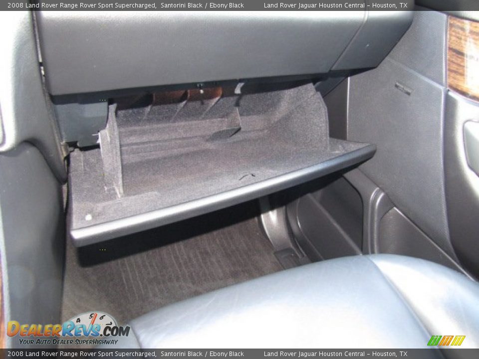 2008 Land Rover Range Rover Sport Supercharged Santorini Black / Ebony Black Photo #23