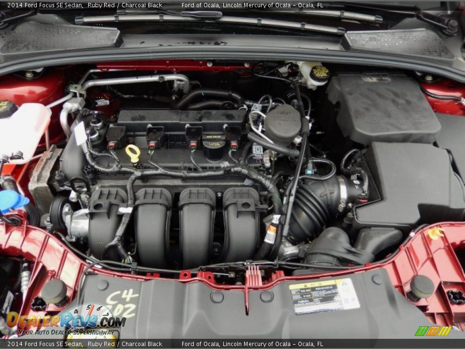 2014 Ford Focus SE Sedan Ruby Red / Charcoal Black Photo #12