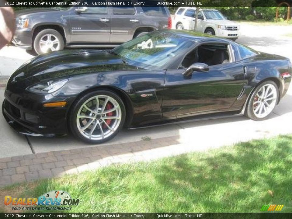 2012 Chevrolet Corvette Centennial Edition Z06 Carbon Flash Metallic / Ebony Photo #2