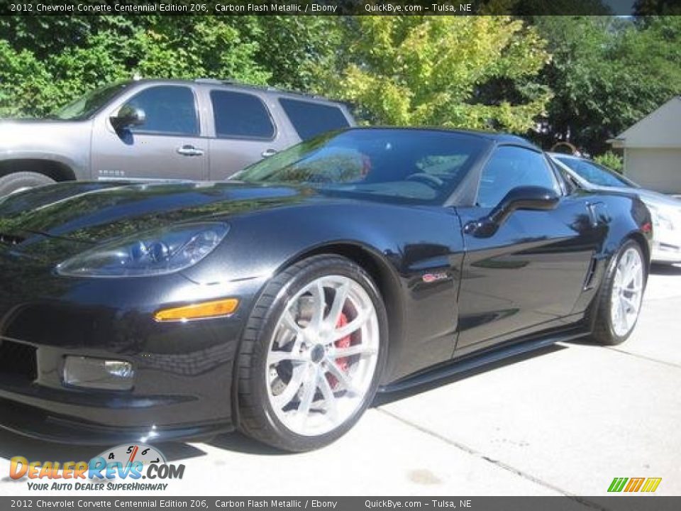 2012 Chevrolet Corvette Centennial Edition Z06 Carbon Flash Metallic / Ebony Photo #3