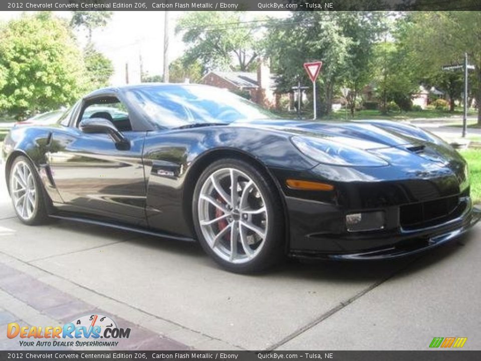 2012 Chevrolet Corvette Centennial Edition Z06 Carbon Flash Metallic / Ebony Photo #7