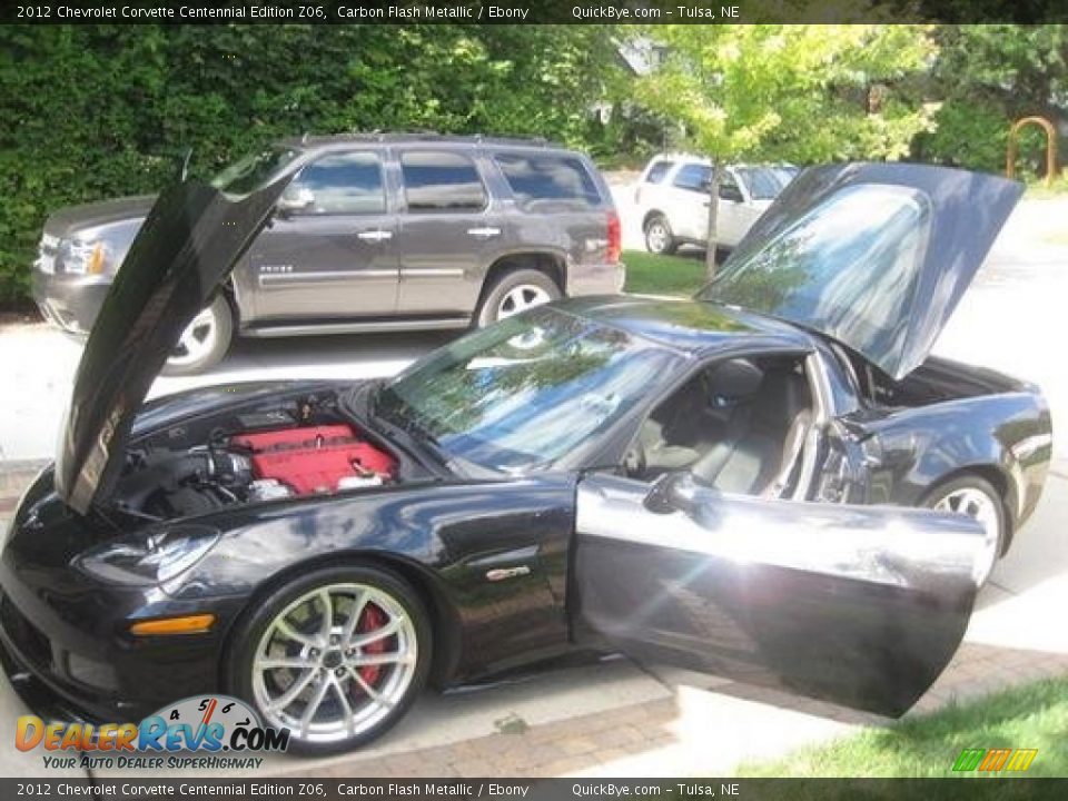 2012 Chevrolet Corvette Centennial Edition Z06 Carbon Flash Metallic / Ebony Photo #11
