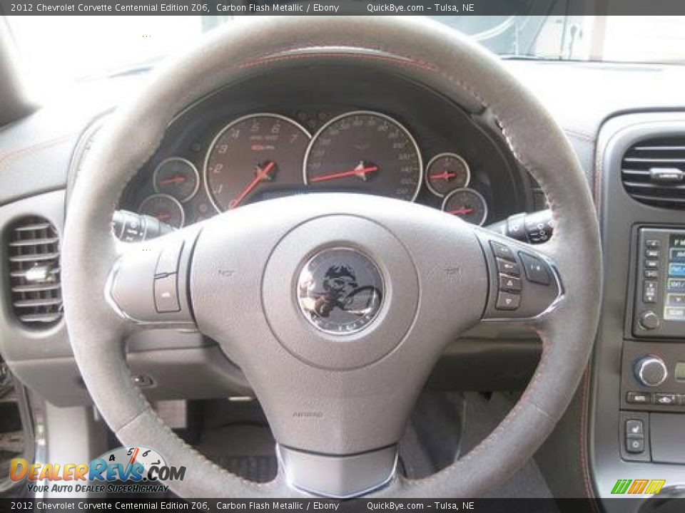 2012 Chevrolet Corvette Centennial Edition Z06 Steering Wheel Photo #14