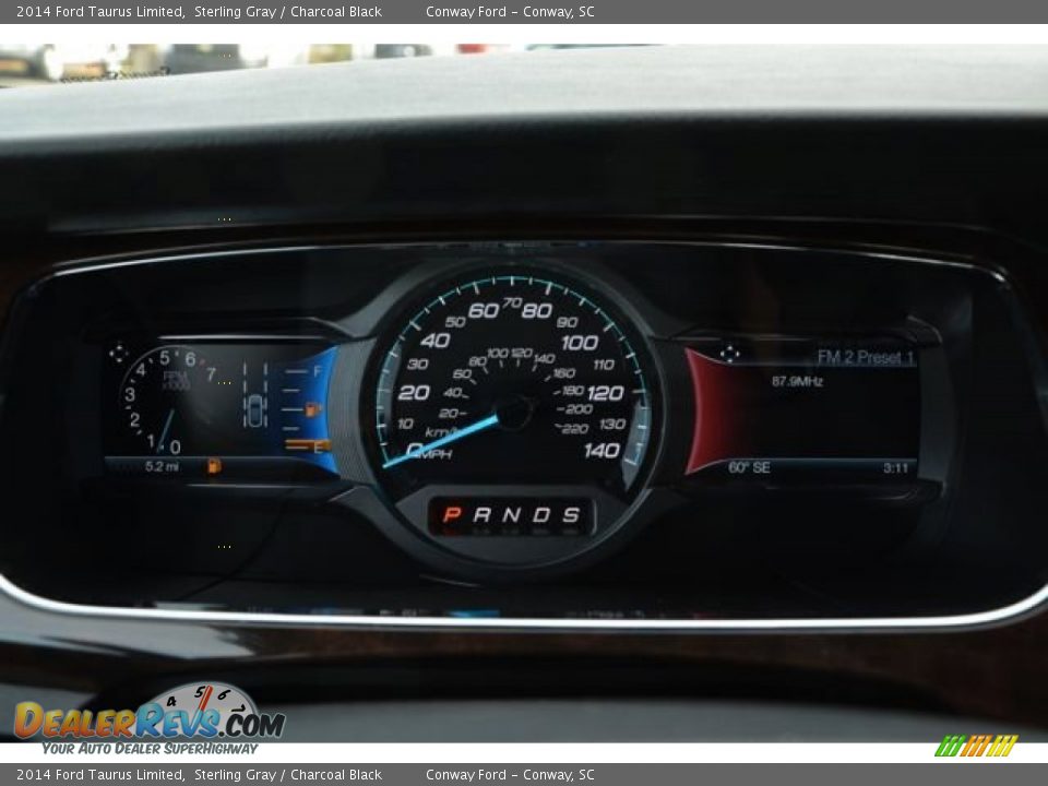 2014 Ford Taurus Limited Sterling Gray / Charcoal Black Photo #24