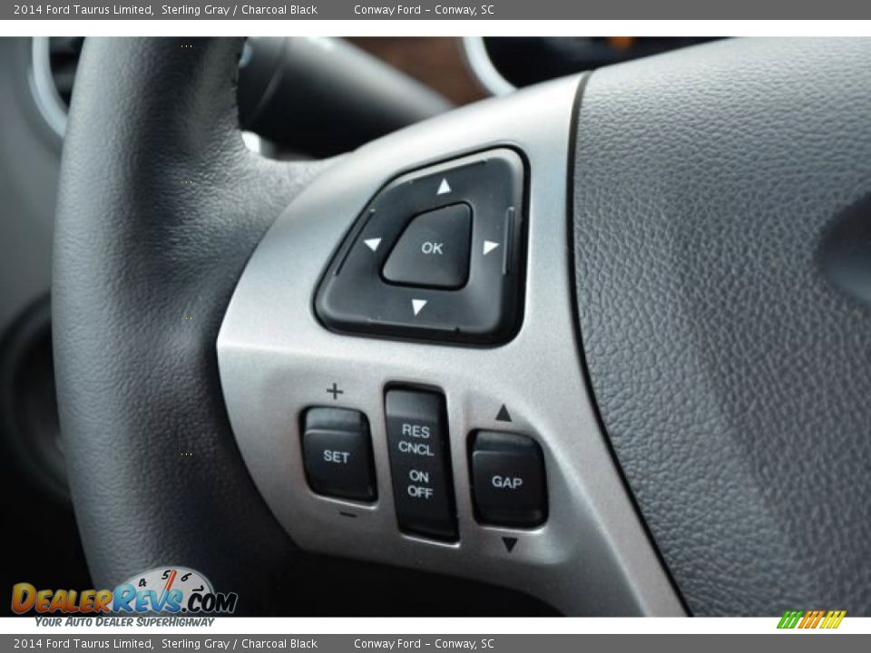2014 Ford Taurus Limited Sterling Gray / Charcoal Black Photo #25