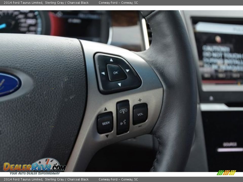 2014 Ford Taurus Limited Sterling Gray / Charcoal Black Photo #26