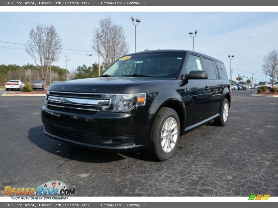 2014 Ford Flex SE Tuxedo Black / Charcoal Black Photo #1