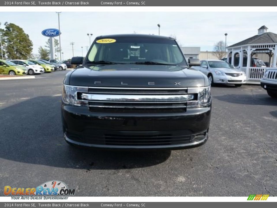 2014 Ford Flex SE Tuxedo Black / Charcoal Black Photo #2