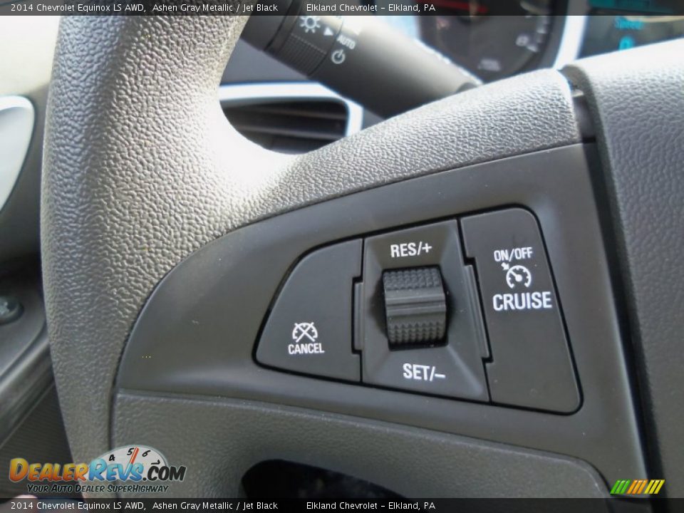 2014 Chevrolet Equinox LS AWD Ashen Gray Metallic / Jet Black Photo #17