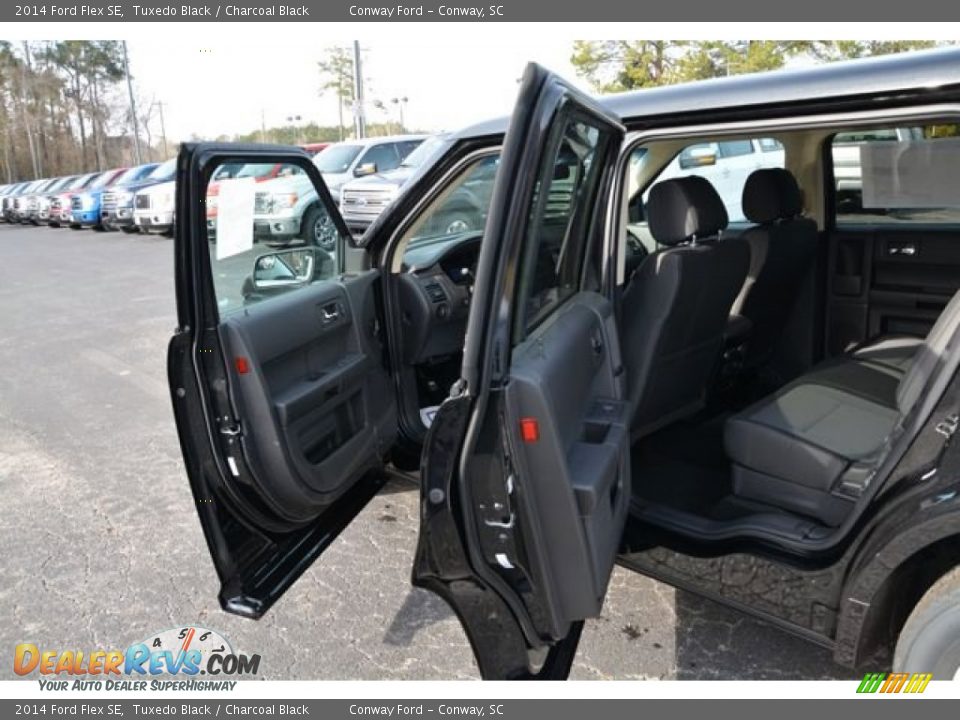 2014 Ford Flex SE Tuxedo Black / Charcoal Black Photo #10
