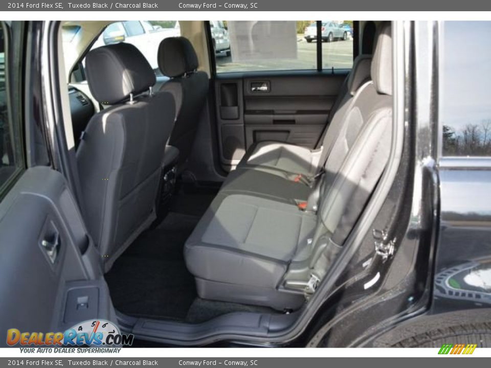 2014 Ford Flex SE Tuxedo Black / Charcoal Black Photo #11