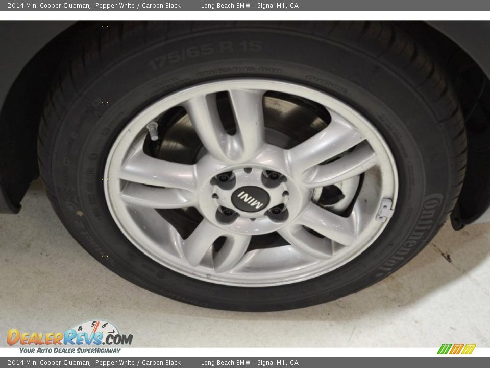 2014 Mini Cooper Clubman Pepper White / Carbon Black Photo #3