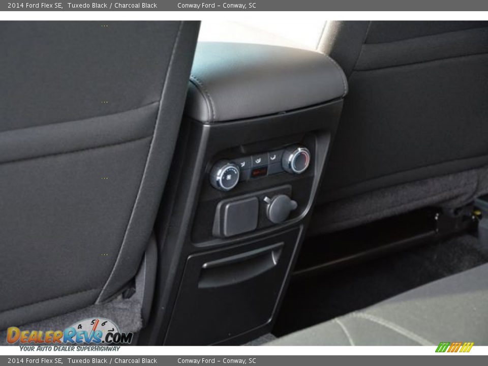 2014 Ford Flex SE Tuxedo Black / Charcoal Black Photo #12